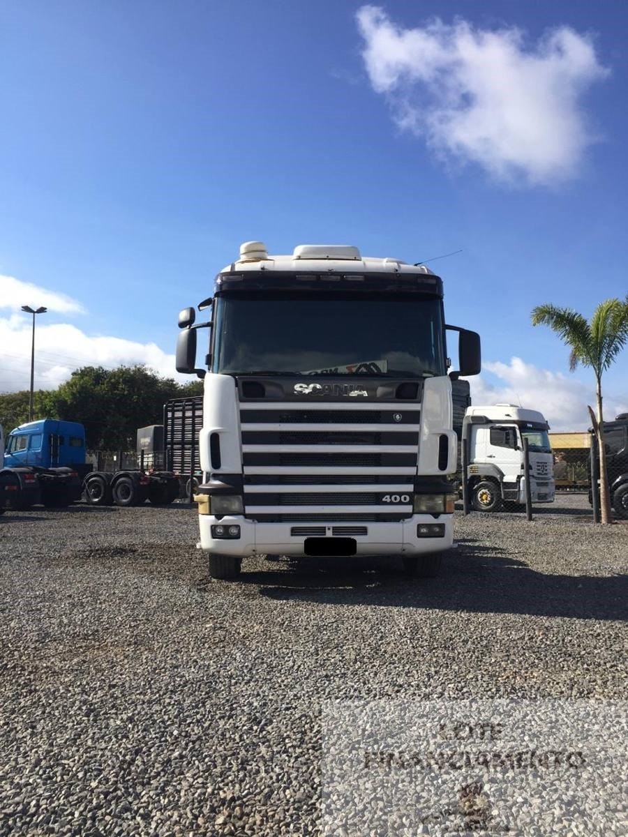 Scania R124/400 Ano 2004 6x2 Branca 